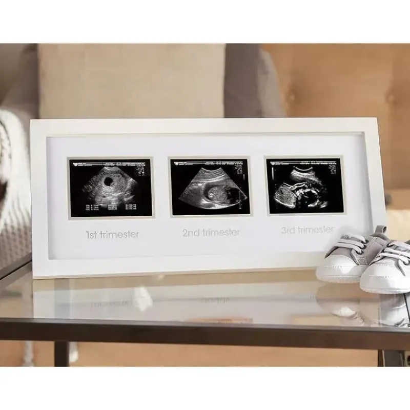 Pearhead Baby Baby Shower|Gifts Up To $25*Pearhead - Trimester Sonogram Frame, White