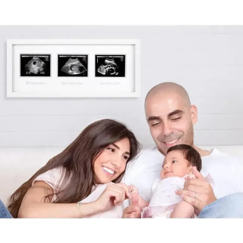 Pearhead Baby Baby Shower|Gifts Up To $25*Pearhead - Trimester Sonogram Frame, White