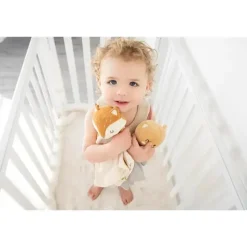 Pearhead Baby Lovies, Security Blankets & Blankies*- Security Blanket, Snuggle Toy Stuffed Animal, Cotton Muslin Fox Lovey