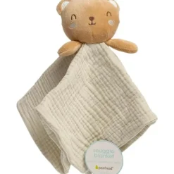 Pearhead Baby Lovies, Security Blankets & Blankies*- Security Blanket, Snuggle Toy Stuffed Animal, Bear Lovey