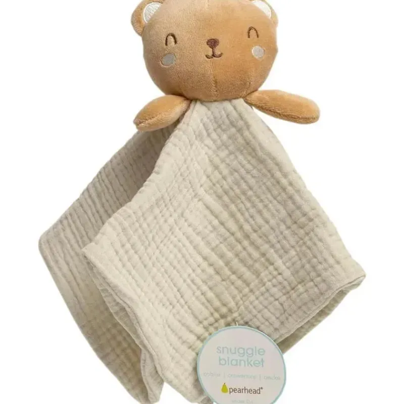 Pearhead Baby Lovies, Security Blankets & Blankies*- Security Blanket, Snuggle Toy Stuffed Animal, Bear Lovey