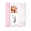 Pearhead Baby Baby Keepsakes*First 5 Years Memory Book with Safe Ink Pad - Pink