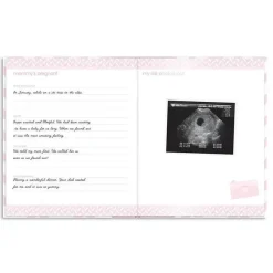 Pearhead Baby Baby Keepsakes*First 5 Years Memory Book with Safe Ink Pad - Pink