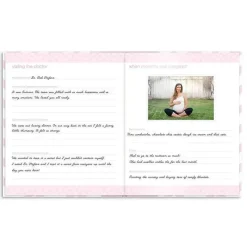 Pearhead Baby Baby Keepsakes*First 5 Years Memory Book with Safe Ink Pad - Pink