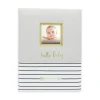 Pearhead Baby Baby Keepsakes*1st Year Memory Book Hello Baby Grey and Gold