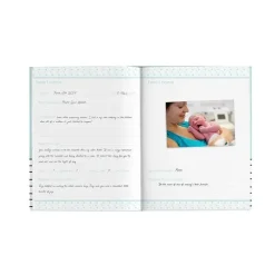 Pearhead Baby Baby Keepsakes*1st Year Memory Book Hello Handsome - Blue