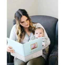 Pearhead Baby Baby Keepsakes*1st Year Memory Book Hello Handsome - Blue