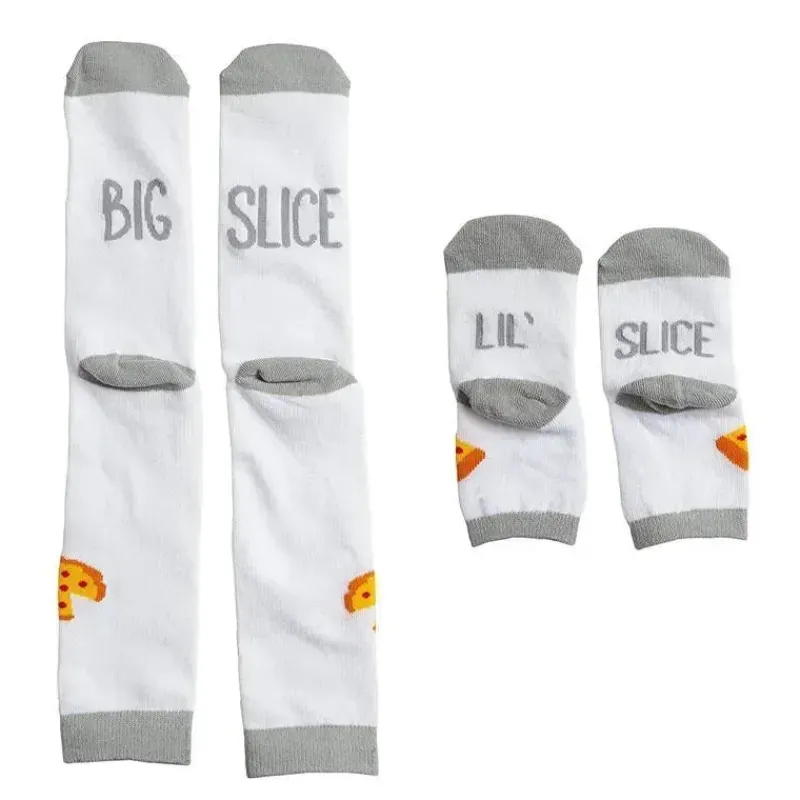 Pearhead Baby Gift For Dad|Gifts Up To $25*Pearhead Daddy & Me Matching Pizza Sock Set
