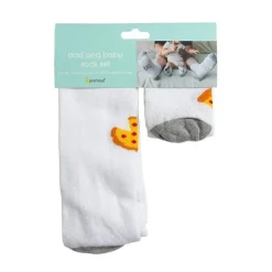 Pearhead Baby Gift For Dad|Gifts Up To $25*Pearhead Daddy & Me Matching Pizza Sock Set