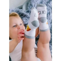 Pearhead Baby Gift For Dad|Gifts Up To $25*Pearhead Daddy & Me Matching Pizza Sock Set