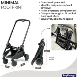 PegPerego Infant Car Seats|Single Strollers*Peg Perego - City Loop Infant Car Seat & Stroller Combo with Primo Viaggio 4-35 Urban Mobility Infant Car Seat
