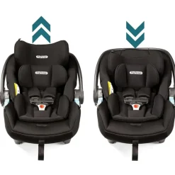 PegPerego Infant Car Seats|Single Strollers*Peg Perego - Primo Viaggio 4-35 Lounge on wheels Infant Car Seat, True Black