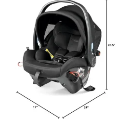 PegPerego Infant Car Seats*Peg Perego - Primo Viaggio 4-35 Urban Mobility-Baseless Infant Car Seat with Latch-True Black