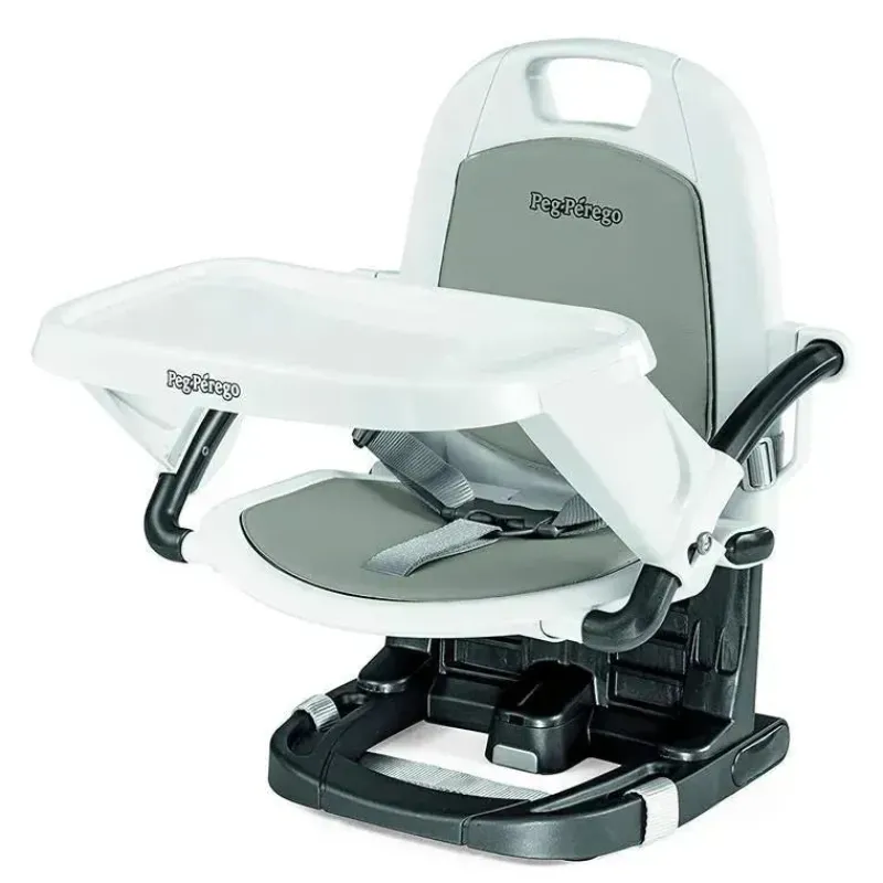 PegPerego High Chair*Peg Perego - Rialto Booster Chair, Ice Grey