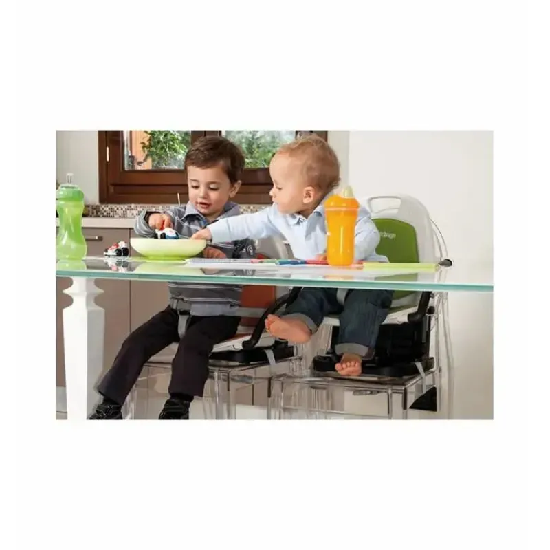PegPerego High Chair*Peg Perego - Rialto Booster Chair, Ice Grey