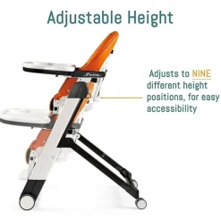 PegPerego High Chair*Peg Perego - Siesta High Chair, Ice-Light Grey