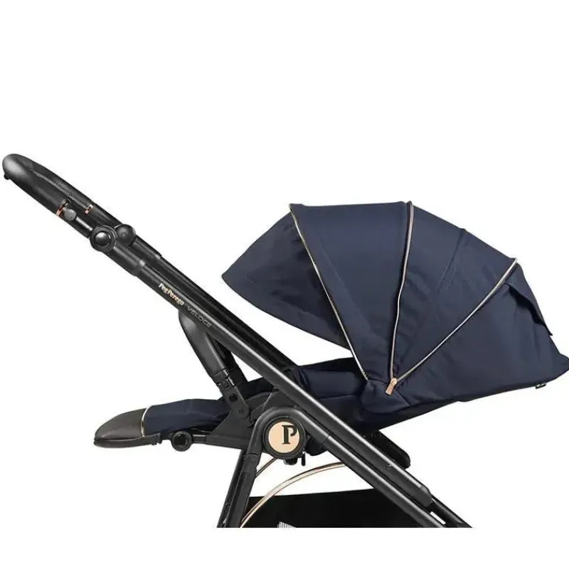 PegPerego Single Strollers*Peg Perego - Veloce Stroller, Blue Shine