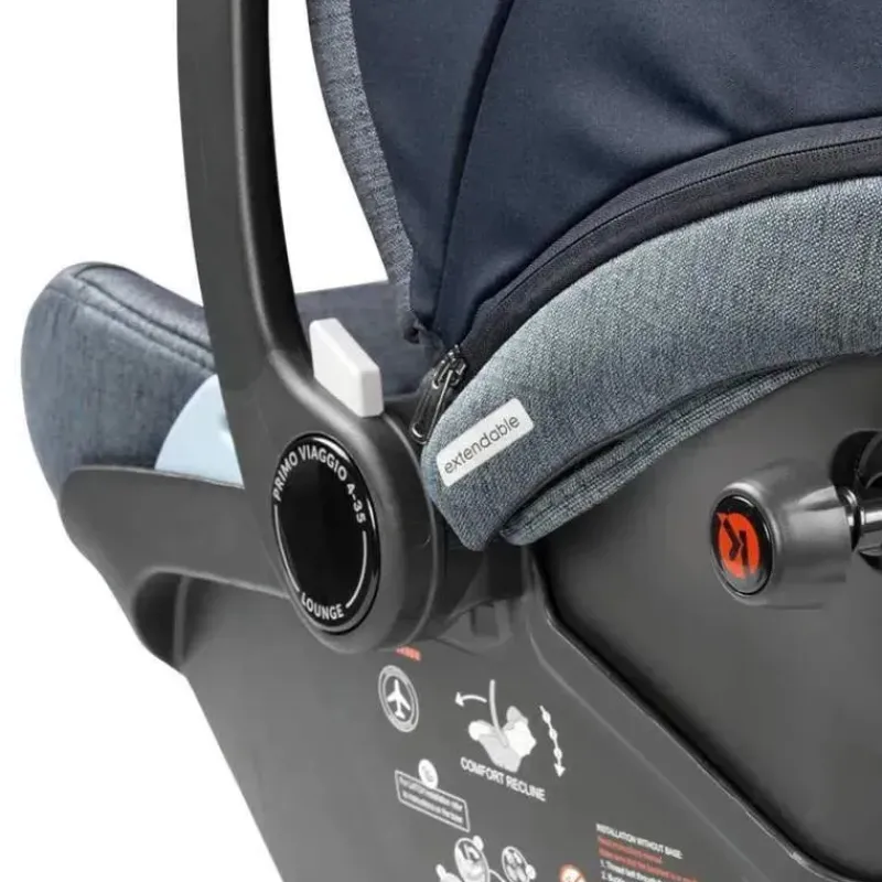 PegPerego Infant Car Seats*Peg Perego Agio Primo Viaggio 4-35 Lounge Infant Car Seat, Mirage Blue