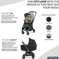 PegPerego Stroller Frames*Peg-Perego - City Loop Chassis, Black