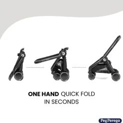 PegPerego Stroller Frames*Peg-Perego - City Loop Chassis, Black