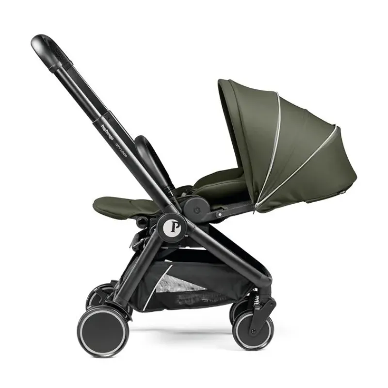PegPerego Add-On Seats & Boards*Peg-Perego - City Loop Seat Metal, Sage Green