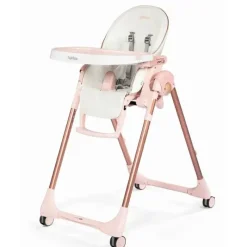 PegPerego High Chair*Peg-Perego - Prima Pappa Zero 3 High Chair, Mon Amour (Rose Gold)