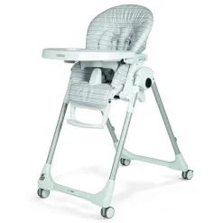 PegPerego High Chair*Peg-Perego - Prima Pappa Zero 3 High Chair, Linear Grey