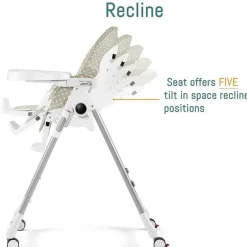 PegPerego High Chair*Peg-Perego - Prima Pappa Zero 3 High Chair, Linear Grey
