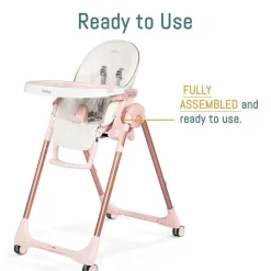 PegPerego High Chair*Peg-Perego - Prima Pappa Zero 3 High Chair, Linear Grey