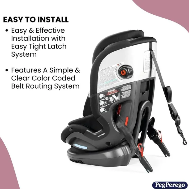 PegPerego Convertible Car Seats*Peg-Perego - Primo Viaggio All In One Convertible Car Seat, Mercury