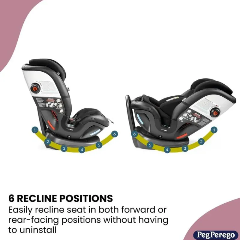 PegPerego Convertible Car Seats*Peg-Perego - Primo Viaggio All In One Convertible Car Seat, Mercury