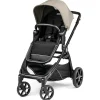 PegPerego Single To Double Strollers*Peg-Perego - Ypsi Stroller, Vanilla Blend