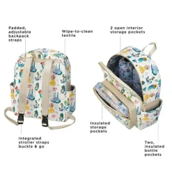 Petunia Pickle Bottom Disney Princess|Gift For Mom*Petunia - District Baby Diaper Backpack - Disney Princess Courage & Kindness