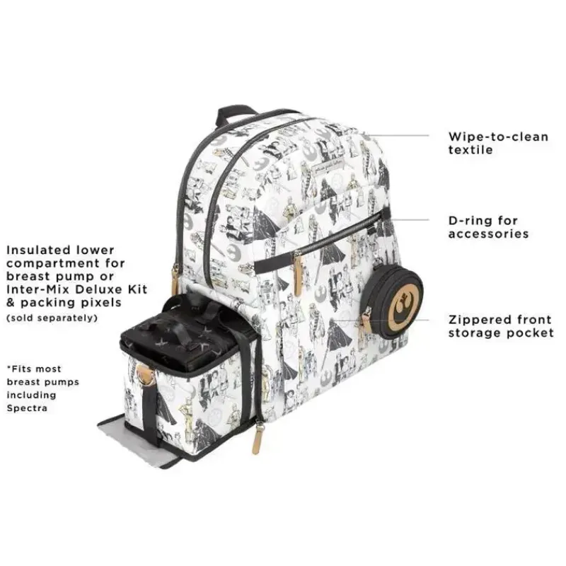 Petunia Pickle Bottom Diaper Backpacks*Petunia - 2-In-1 Provisions Backpack, The Star Wars Collection
