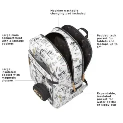 Petunia Pickle Bottom Diaper Backpacks*Petunia - 2-In-1 Provisions Backpack, The Star Wars Collection