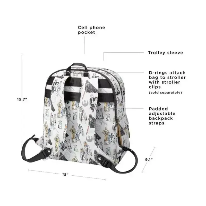 Petunia Pickle Bottom Diaper Backpacks*Petunia - 2-In-1 Provisions Backpack, The Star Wars Collection