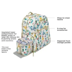 Petunia Pickle Bottom Disney Princess|Gift For Mom*Petunia - 2-In-1 Provisions Baby Diaper Backpack - Disney Princess Courage & Kindness