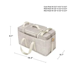 Petunia Pickle Bottom Portable Changing Pads*Petunia - Inter-Mix Deluxe Kit, Checker Stitch