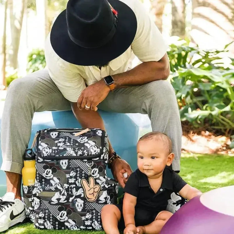 Petunia Pickle Bottom Mickey & Minnie|Gift For Mom*Petunia - Method Backpack, Disney Mickey & Friends Good Times Collection