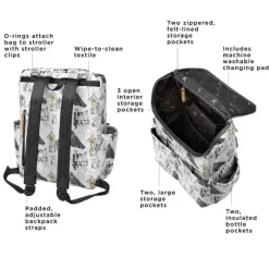 Petunia Pickle Bottom Gift For Mom|Diaper Backpacks*Petunia - Method Backpack, The Star Wars Collection