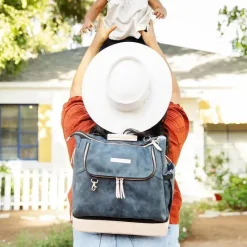 Petunia Pickle Bottom Convertible Backpacks*Petunia - Pivot Backpack Indigo/Blush