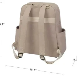 Petunia Pickle Bottom Gift For Mom|Diaper Backpacks*Petunia - Sync Backpack, Grey Matte Cable Stitch