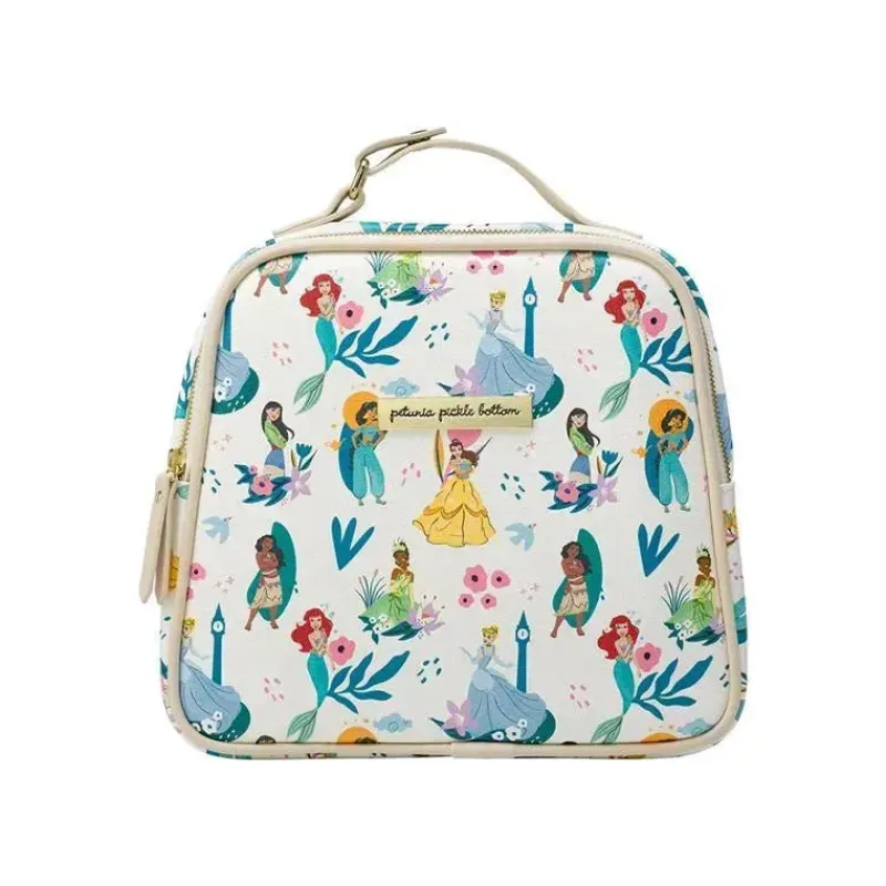 Petunia Pickle Bottom Disney Princess|Lunch Boxes & Bags*Petunia - Tandem Bottle & Lunch Tote - Flat Pack - Disney Princess Courage & Kindness