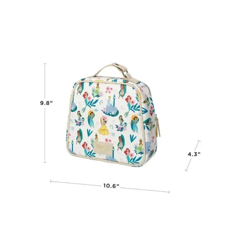Petunia Pickle Bottom Disney Princess|Lunch Boxes & Bags*Petunia - Tandem Bottle & Lunch Tote - Flat Pack - Disney Princess Courage & Kindness