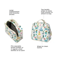 Petunia Pickle Bottom Disney Princess|Lunch Boxes & Bags*Petunia - Tandem Bottle & Lunch Tote - Flat Pack - Disney Princess Courage & Kindness