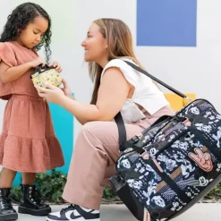 Petunia Pickle Bottom Mickey & Minnie|Gift For Mom*Petunia - Trek Overnight Travel & Hospital Bag, Disney Mickey & Friends Good Times Collection