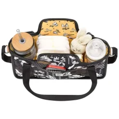 Petunia Pickle Bottom Mickey & Minnie|Storage & Organizers*Petunia - Wander Stroller Caddy, Disney Mickey & Friends Good Times Collection