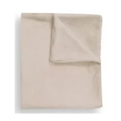 Piccolo Bambino Blankets & Quilts*- Faux Fur Stroller Blanket On Wooden Hanger Beige