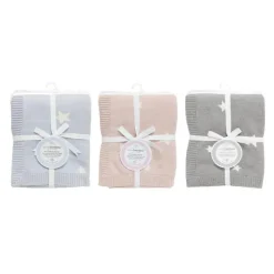 Piccolo Bambino Blankets & Quilts*- Knitted Star Baby Knitted, Pink