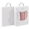 Piccolo Bambino Blanket Gift Set|Blankets & Quilts*- 3Pk Muslin Swaddles In Gift Box Pink